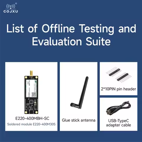 LoRa Offline Test Kit Series OLED Screen RF Transceiver Soldered with COJXU E220-M E220-T Module Tes