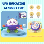 Busy UFO Sensory Toys Teething Educational Baby Toys Montessori busy Toys Baby Practice motor Skills