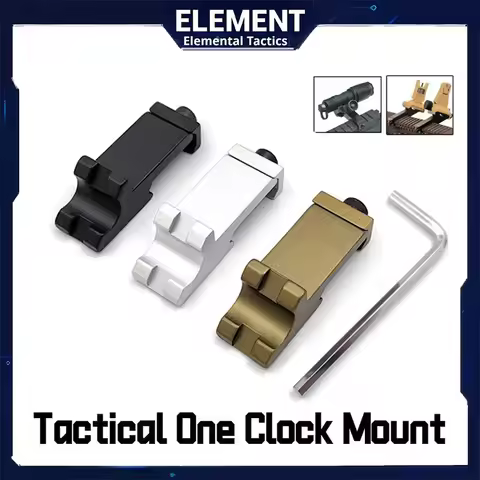 M300/M600 Tactical Flashlight Mount CNC Metal Offset Recon Mount Quick-Release Rail Mount for Mlok R
