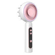 Electric Massage Comb Vibration Hair Massage Scalp Brush Promote Hair Growth Multifunctional Red Lig