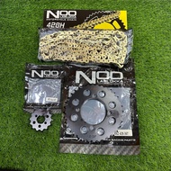 (428) NOO LAMLUKKA LC135 RXZ Y125 Y110 Y100 Y15 LAGENDA110 428H  NOO LAMLUKKA Chain/HeavyDuty ChainS