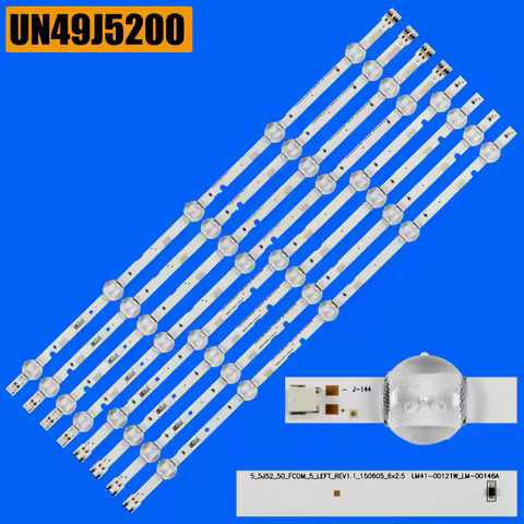 1/510 kit LED backlight for UE49J5200 UE49M5002 UA49N5380 UA49N5300 UE49N5000 UA49N5100 V8DN-490SMA-