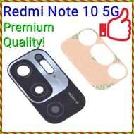 (Replace Cracked Glass) NEW ORI Rear Camera Lens Cover with Adhesive for XM Redmi Note 10 5G /M2103K