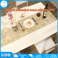 Long Table Mat European PVC Table Mat Decorative Western Table Mat Heat Insulation Table Mat Heat St