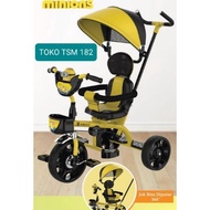 Sepeda Roda Tiga Anak NAKAMI 3973 dan 3976 Canopy Terbaru