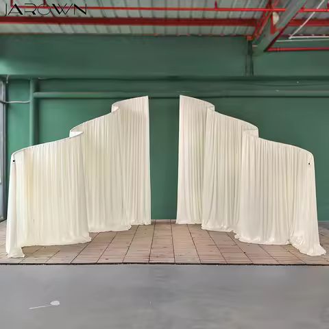Luxury Customized Wave Shape Frame for Outdoor Party Event Decoration Wedding Arch Backdrop Stand Ev