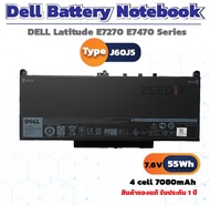 Dell แบตเตอรี่ Battery Notebook Dell Latitude E7270 E7470 Series Type J60J5 ของแท้ 100%