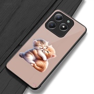 Latest 2024 Realme C61 Glossy Glass Softcase C61 Mobile Phone Case - Mobile Phone Protector - Mobile