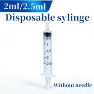 100pcs 2.5ml/cc disposable syringe sterile independent packaging liquid measurement for laboratory p