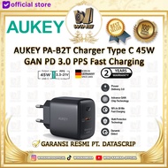 AUKEY Charger PA-B2T Type C 45W GAN PD 3.0 Fast Charging