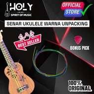 Colorful Ukulele Strings Bonus Pick Unpacking