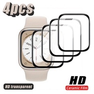 4pcs Ceramic Soft Screen Protector Film Compatible With Apple Watch Series 1/2/3/4/5/6/7/8/SE, 42mm 