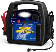 E-Ant Jump Starter พร้อมเครื่องอัดอากาศ900A Peak Jump Starterเครื่องเติมลมยาง260 PSIสตาร์ทแบตเตอรี่1