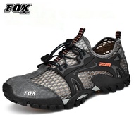 FOX Cycling Team Summer MTB Cycling Shoes Sapatilha Ciclismo Mtb Men Motorcycle Shoes Mesh Bicycle Shoes Outdoor Hiking Sneakers