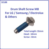 Electrolux / LG / Samsung Drum Shaft M8 Screw Original Quality for Front Load washing machine Drum Shaft Spider
