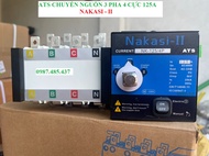 Chuyển nguồn ATS 3 pha 4P 125A Nakasi - II Chuyển nguồn tự động