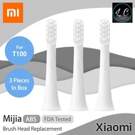 Xiaomi Mijia 3Pcs MBS302 Universal Replacement Toothbrush Head for T100 Electric Toothbrush