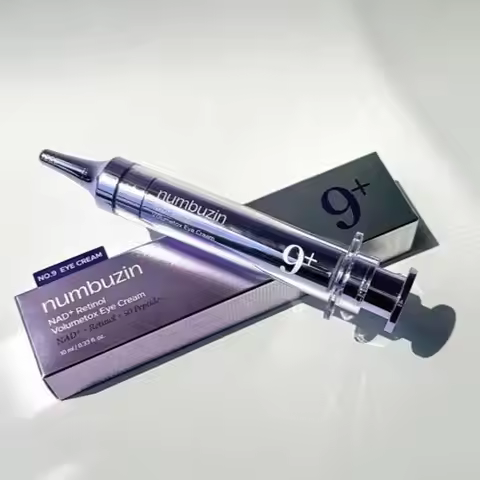 Numbuzin NO.9 Retinol Lift & Firm Cream Korean Original Skin Care Purple Needle Tube Eye Cream No.9