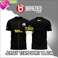 [Free Custom Name Number] New Classic Version Personality Trend TEAM SPIRIT BLACK EDITION JERSEY