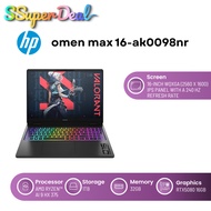 Hp omen max 16-ak0098nr [16-inch WQXGA (2560 x 1600),AMD Ryzen™ AI 9 HX 375,32GB,1TB,RTX™ 5080]