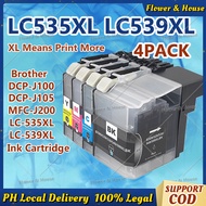 For Brother LC 535 ink cartridge LC 539 ink cartridge LC535 LC539 Ink LC535XL LC539XL Ink Cartridge 