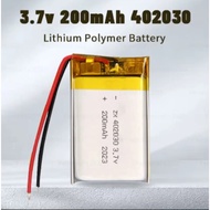 402030 3.7v 200mah 0.74Wh Li Lithium Battery Li-ion Cell JST 2pin1.0mm Connector For Mouse Bluetooth