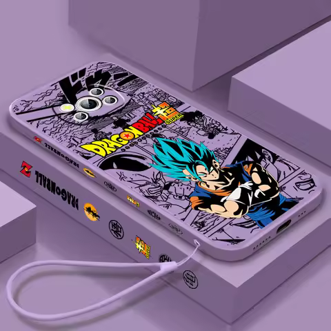 Japan Goku D-D-Dragon Ball Liquid Left Rope For Xiaomi Mi Poco X6 X5 X4 X3 M6 M5 M5S M4 M3 F5 F4 F3 