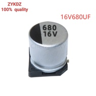 10PCS 16V680UF SMD Aluminum Electrolytic Capacitor 680UF16V Size：10*10.5MM