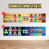 1 MINIT FAKTA UNTUK HIASAN DINDING KELAS, TADIKA, PRASEKOLAH, PASTI, SEKOLAH
