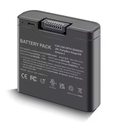 Rechargeable Battery Compatible with JBL PartyBox Stage 320 and Xtreme 4 Por / 10000mAh 7.4V 74Wh ta