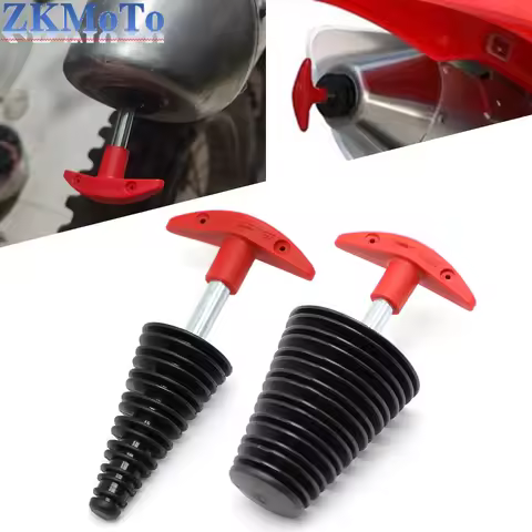 10-36mm and 28-55mm Motorcycle ATV QUAD Exhaust Pipe Tailpipe PVC Plug Exhaust Muffler Wash Plug Tai