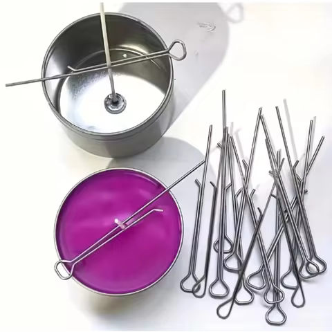 5/10Pcs 4.3 Inch Candle Wick Holders Clip Wick Handmade candle making accessories Candle Making Meta