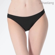 Haolang Classic Black Versatile Bikini Swimming Trunks/Briefs