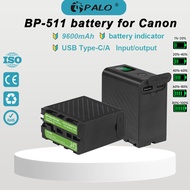 แบตเตอรี่ PALO NP-F970 NP-F960 พร้อมพอร์ต Type-C สำหรับ Sony F990 F980 F960 F770 F750 CN-126 CN-160 