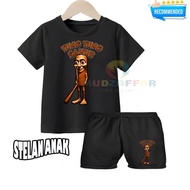 TUNG TUNG SAHUR CHILDREN'S T-SHIRT SET TUNG TUNG SAHUR CHILDREN'S T-SHIRT