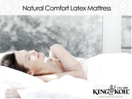 (Clearance) King Koil Natural Comfort Latex Mattress - 1pc Queen 4"