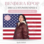 KPOP AMERICAN HAEWON NMIXX Flag KPOP POSTER/ KPOP FLAG/ Oh Haewon KPOP Tapestry/ Kpop Tapestry/