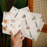 15x15 Tiramisu Greaseproof Greaseproof Paper Baking Dessert Cake Burger Bread Pad Paper Grease-Absor