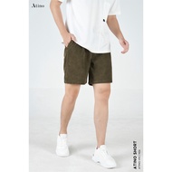 ☸❅ Quần Short Nam Trơn TNUTA ATINO Chất Liệu Nhung Tăm Dáng Trẻ Trung Form Regular QS4.1401
