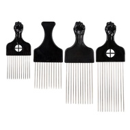 [mojotorw7] Afro African American Pick Comb Hairdressing Styling Tool Wig Straight Hair Hair Pick fo