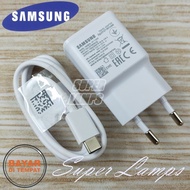 Samsung Charger Original 100% PENGISIAN CEPAT ( Type C ) EP-TA200 For Samsung A02s A11 A12 A20 A