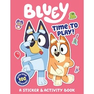 Bluey: Time to Play Sticker Activity-Bluey stickers stick and puzzles solve
