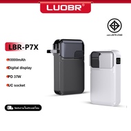 LUOBR P7X 37W MAX power bank ติดผนัง 10000mAh Powerbank แบตเตอรี ่ สํารอง