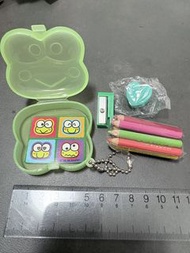 Keroppi 大眼蛙迷你文具套裝