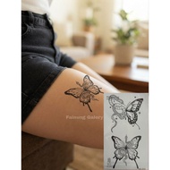 (SEMI PERMANENT) temporary Tattoo HC 530 snake butterfly size 20x11 temporary tattoo sticker tempora