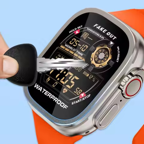 Screen Protector for Apple Watch Ultra 2 49mm Tempered Glass Metal Frame Series Ultra2 protector cor