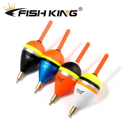 FISH KING 5pcs Barguzinsky Fir Float 2.0+2.0gr/3.0+2.0gr/4.0+2.0gr/5.0+2.0gr Copper Fishing Float Ve