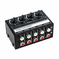 MIXER AUDIO MINI AMPLIFIER STEREO 4CHANNEL RCA INPUT WITH VOLUME