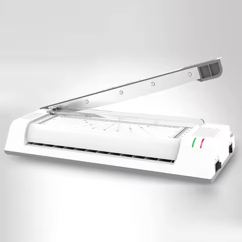 YE381C Photo Laminator 220V Fast Warm-up Laminating Machine With Paper Knife Home/Office Fully Autom