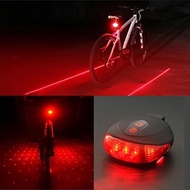[HCM]Đèn Led Laser gắn yên xe đạp (7 chế độ Led 2 chế độ Laser)
